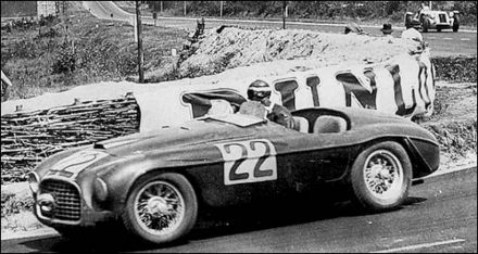 Lord Selsdon i Luigi Chinetti – Ferrari 166 MM.
